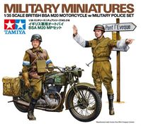 British BSA M20 Motorcycle with Military Police Set