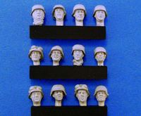 German Heads set #2 (WWII) 12ea - Image 1