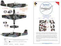 North American P-51 B / A-36 Mustang - Pattern A camouflage pattern paint masks - Image 1