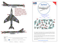 Hawker Hunter FGA.9 / Mk.58 / F.6 - camouflage pattern paint masks (for Academy, Airfix and Italeri kits) - Image 1