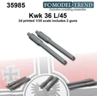 KwK36 L/45 gun barrel, 2 units