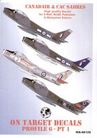 North American F-86 Canadair and CAC Sabres Part 1 (8 schemes)