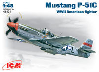 Mustang P-51C WWII American  fighter