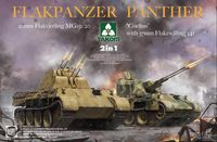 Flakpanzer Panther “Coelian” with 37mm Flakzwilling 341 & 20mm flakvierling mg151/20 2 in 1
