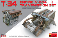 T-34 ENGINE V-2-34 & TRASMISSION SET - Image 1