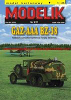GAZ-AAA BZ-38 radziecki samochd-cysterna z II wojny wiatowej