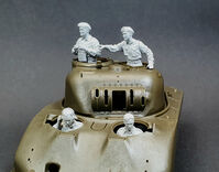 British Sherman Tank Crew