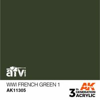 AK 11305 WWI French Green 1