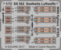 Seatbelts Luftwaffe WWII fighters STEEL